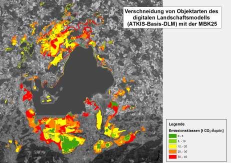 Moor-Emissionskarte Bayern 5.1 Mio t CO 2 -Äquiv. / Jahr Drösler et al in prep.