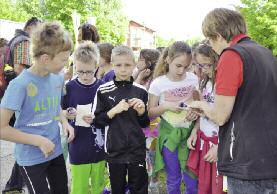 Nahezu 200 Kinder der Volksschule 8 St. Andrä, der Volksschule Sattendorf und der VS 4 Völkendorf nahmen die Gelegenheit wahr, sich einmal mit einer Karte im Gelände zu bewegen.