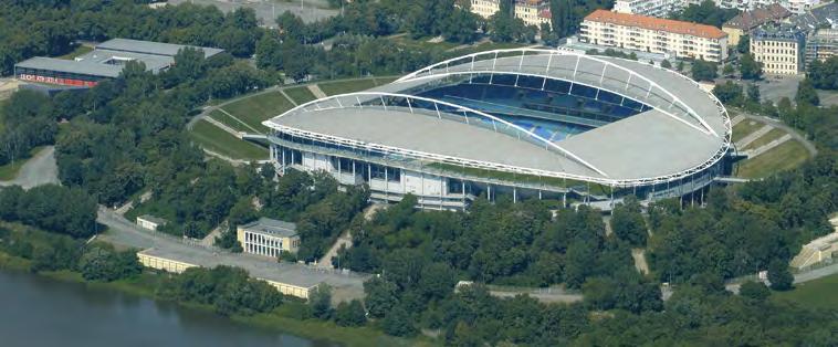 WALDSTRASSENVIERTEL NACHRICHTEN 17 Die Red Bull Arena blöcke aufgehoben. RB Leipzig möchte so das Stadionerlebnis für die Fans auf ein neues Niveau heben.