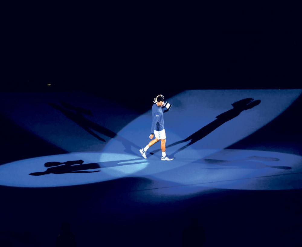 WESTFALEN-BLATT Nr. 23 SPORT M e l b o u r n e (dpa). Den siebten Triumph von Novak Djokovic bei den Australian Open konnte auch Rafael Nadal nicht verhindern.