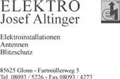 Hafelsberg 2 85625 Glonn Tel. 08093 / 3253 Fax 08093 / 3254 Walter Brielmeier Inhaber Wir sind umgezogen! Prof.-Lebsche-Str. 16 85625 Glonn Tel.