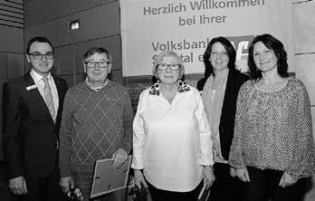 Gerlinde Siller, Elisabeth Strebel, Petra Streck und Harald Wurst. Das Essen lieferte die Gaststätte Unger Mühle, Der Liederkranz Eichelberg sorgte für den musikalischen Rahmen und die Bewirtung.