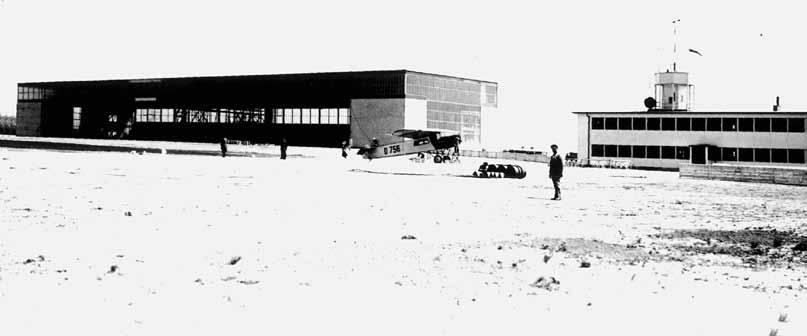 26 Schkeuditzer Bote Premiere: Die Fokker Grulich F II könnte die erste Maschine gewesen sein, die am 25. April vor 90 Jahren auf dem Flughafen in Schkeuditz landete.