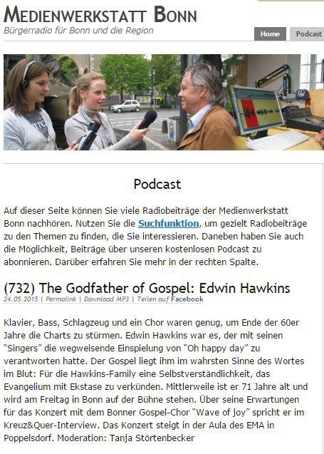 The Godfather of Gospel: Edwin Hawkins - Interview der