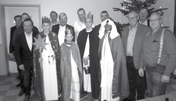 Gemeinde- und Vereinsleben CDU Besuch der heiligen drei Könige auf dem traditionellen Neujahrstreffen in Duisenburg Auf Einladung