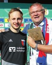 Gegen Schalke wünscht sich Präsident Rigo Gooßen diese Auszeichnung für Florian Nagel.