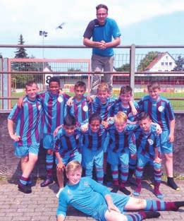 Das Siegerteam in der WK IV Jungen von der Albert-Einstein-Gesamtschule Laatzen.