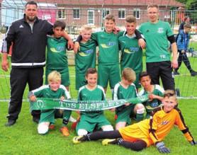 Bezirk Weser-Ems Die E-Junioren des TuS Elsfleth fahren nach ihrem Turniersieg im NFV-Kreis Jade-Weser-Hunte zum Landesfinale des Sparkassen- Cups nach Barsinghausen.