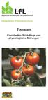 Integrierter Pflanzenschutz. Tomaten. Krankheiten, Schädlinge und physiologische Störungen