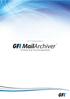 GFI-Produkthandbuch. GFI MailArchiver-Archivierungsassistent