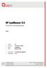HP LoadRunner 9.5. Studie über Lasttestwerkzeuge. Studie. Version: 1.0 Stand vom: 14.04.2015 17:40:00 Status: Freigegeben Autor: Klimes, Plasser