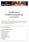 Handbuch zur Redaktionsumgebung von Typo3
