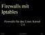 Firewalls mit Iptables