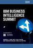 IBM BUSINESS INTELLIGENCE SUMMIT