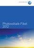 Inhalt. Photovoltaik-Fibel 2012