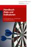 Handbuch Ziele und Indikatoren. auf Untergliederungs-, Globalbudgetund Detailbudgetebene