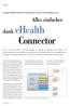 ehealth Connector Alles einfacher dank Strategie ehealth Schweiz: Vernetzung der Akteure im Gesundheitswesen