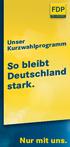 So bleibt Deutschland stark.