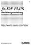 fx-50f PLUS http://world.casio.com/edu/ Bedienungsanleitung RCA502882-001V01