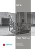 MC 6. High Tech Line. Perforatrice idraulica Hydraulic drill rig Foreuse hydraulique Hydraulisches Bohrgerät