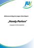 Aktionsvorschlag der Jungen Union Bayern Handy-Parken Anregungen für JU-Kommunalpolitiker