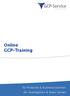 Online GCP-Training. für Prüfärzte & Studienassistenten. for Investigators & Study Nurses