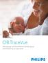 OB TraceVue Überwachungs- und Alarmfunktionen, Speicherung und Dokumentation für die Geburtshilfe