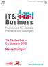 29. September 01. Oktober 2015 Messe Stuttgart. Part of IT & Business. www.itandbusiness.de