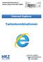 Internet Explorer Tastenkombinationen