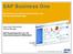 SAP Business One. Die Software für kleinere Unternehmen und Konzernniederlassungen. Hans-Ulrich Blumenthal Partner Manager