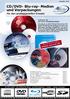 CD/DVD- Blu-ray- Medien und Verpackungen