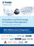 Innovation und Technologie im Transport-Management