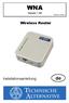 WNA. Wireless Router. Installationsanleitung. Version 1.00. Manual Version 1