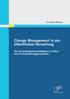 Change Management in der öffentlichen Verwaltung