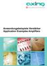 Anwendungsbeispiele Verstärker Application Examples Amplifiers