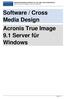 Software / Cross Media Design Acronis True Image 9.1 Server für Windows