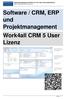 Software / CRM, ERP und Projektmanagement Work4all CRM 5 User Lizenz