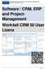 Software / CRM, ERP and ProjectManagement. Work4all CRM 50 User Lizenz