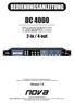 DC 4000. Digital Loudspeaker Management System. 2-in / 4-out