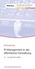 IT-Management in der öffentlichen Verwaltung