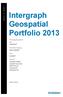 Intergraph Geospatial Portfolio 2013
