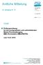Amtliche Mitteilung. Inhalt. Prüfungsordnung für den postgradualen und weiterbildenden Master-Fernstudiengang MBA Renewables (MBA/RE/FSI)