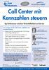 Call Center mit Kennzahlen steuern