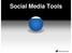 Social Media Tools. Statistikwerkstatt