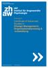 Detailprogramm. Certificate of Advanced Studies in Change Management, Organisationsberatung & -entwicklung
