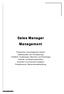 Sales Manager Management