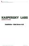 Kaspersky Labs GmbH - 1 - Kaspersky Anti-Virus für Windows Datei Server v6.0