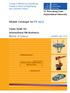 Module Catalogue for PO 2012. Study Guide for International Mechatronics Master of Science. St. Petersburg State Polytechnical University