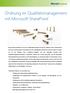 Ordnung im Qualitätsmanagement mit Microsoft SharePoint