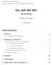 Die JAX-WS API. Eine Einführung. Ali-Riza Ciftcioglu 17.06.2010. 1 Einführung 1 1.1 Unterstützte WS-*-Standards... 1